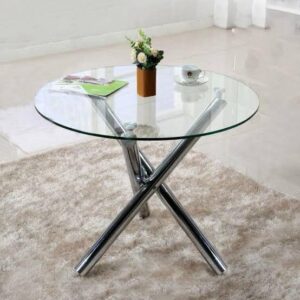 Glass Top Round Table